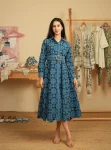 Sansa Supima Cotton Navy Dress